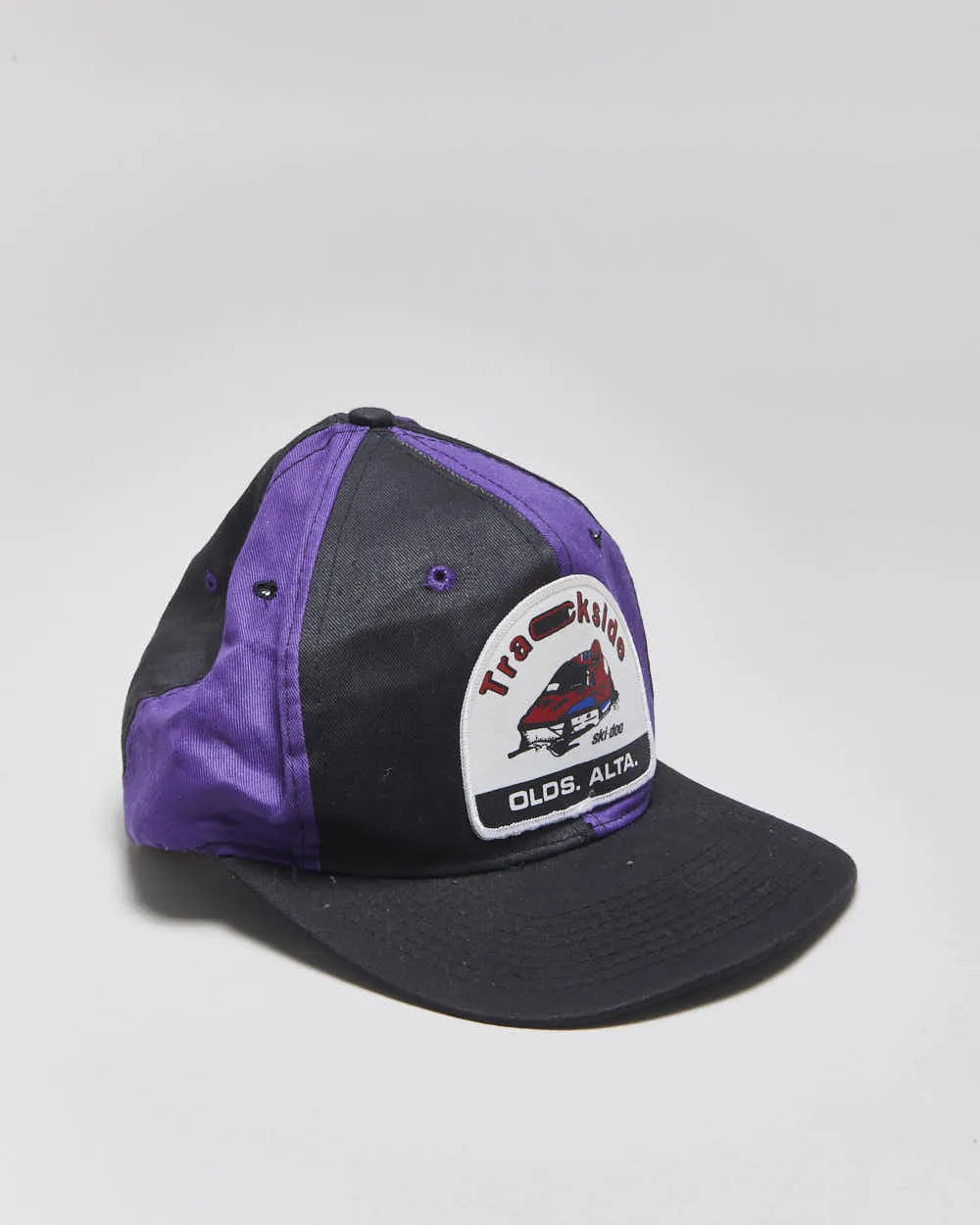 Vintage 1990s Ski-Doo Trackside Two-Tone Flat Bill Snapback - OS sold by Rokit