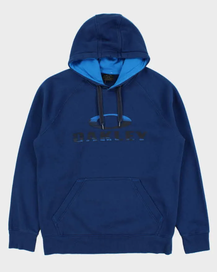 Vintage 00s Oakley Logo Pullover Hoodie - L sold by Rokit