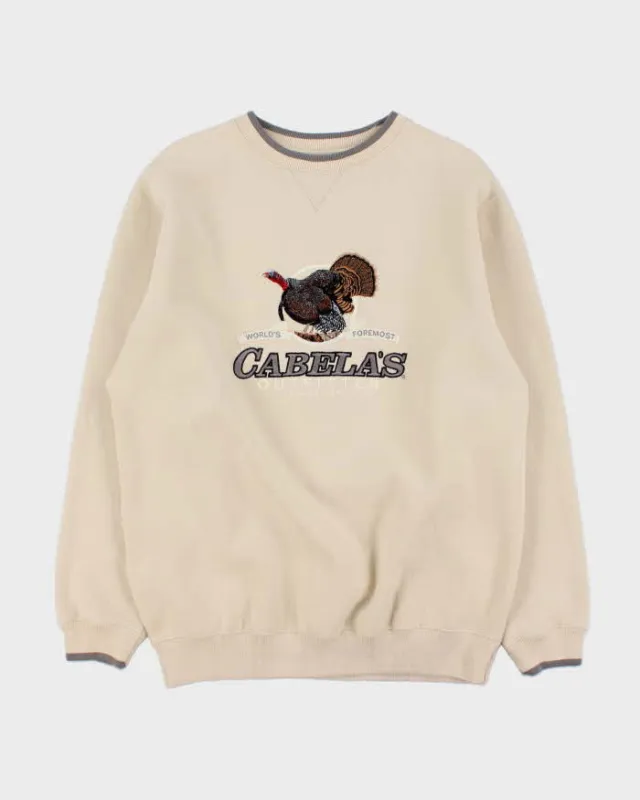 Vintage Y2K 00s Field Duty Embroidered Heavyweight Crewneck Sweatshirt - M made by Rokit
