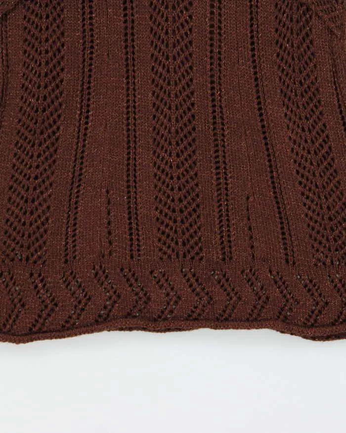 Vintage Y2k 2000s Le Chateau Sequin Knit Cami Top - S sold by Rokit product image thumbnail 4
