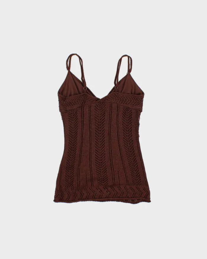 Vintage Y2k 2000s Le Chateau Sequin Knit Cami Top - S sold by Rokit product image thumbnail 2