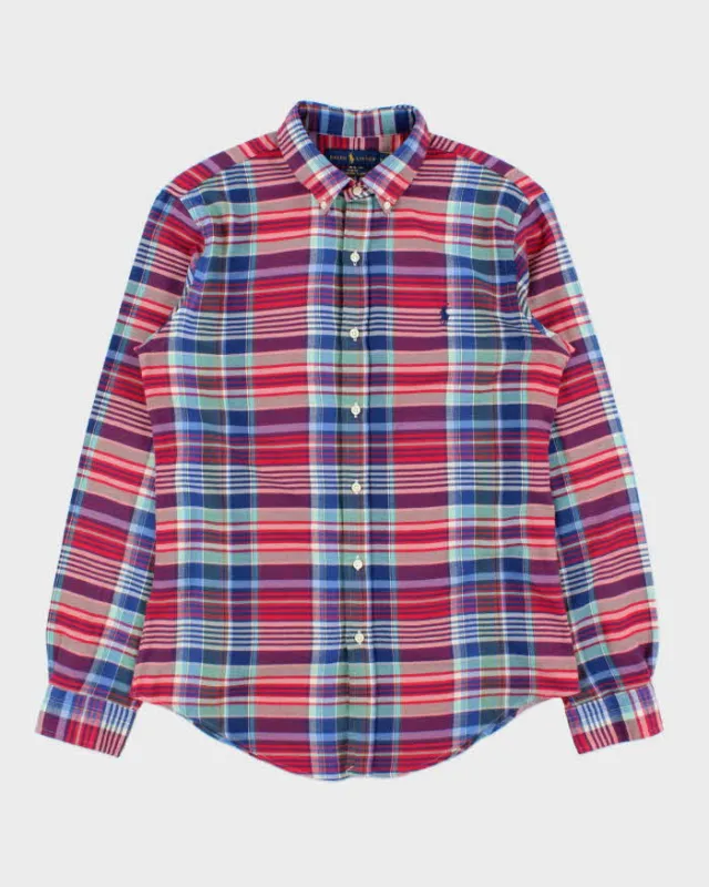 Vintage Ralph Lauren Plaid Slim Fit Performance Flannel Long Sleeve Shirt - M made by Ralph Lauren