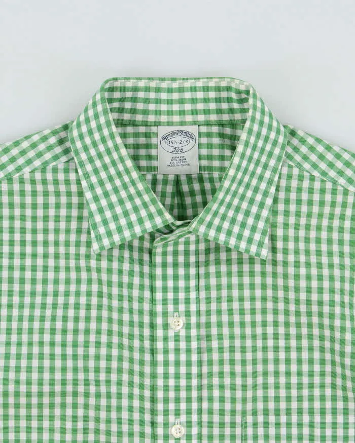 Vintage Brooks Brothers Gingham Long Sleeve Shirt - L sold by Rokit product image thumbnail 5