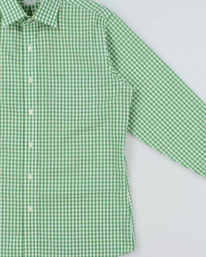 Vintage Brooks Brothers Gingham Long Sleeve Shirt - L sold by Rokit product image thumbnail 3