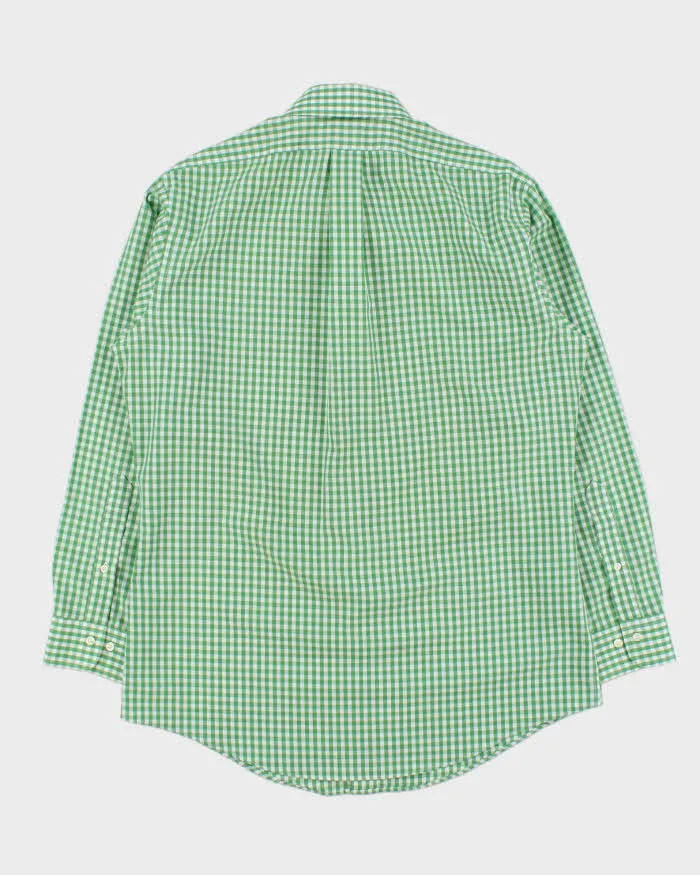 Vintage Brooks Brothers Gingham Long Sleeve Shirt - L sold by Rokit product image thumbnail 2