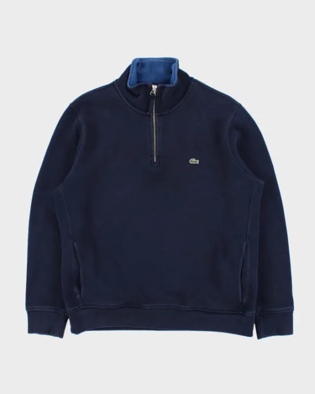 Vintage Lacoste Heavyweight Classic Croc Quarter-Zip Sweatshirt - XXL made by Lacoste