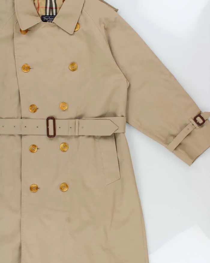 Vintage 1990s Burberry Nova Check Lined Classic Weatherproof Double Breasted Trench Coat - M sold by Rokit product image thumbnail 4