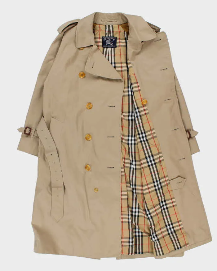 Vintage 1990s Burberry Nova Check Lined Classic Weatherproof Double Breasted Trench Coat - M sold by Rokit product image thumbnail 3