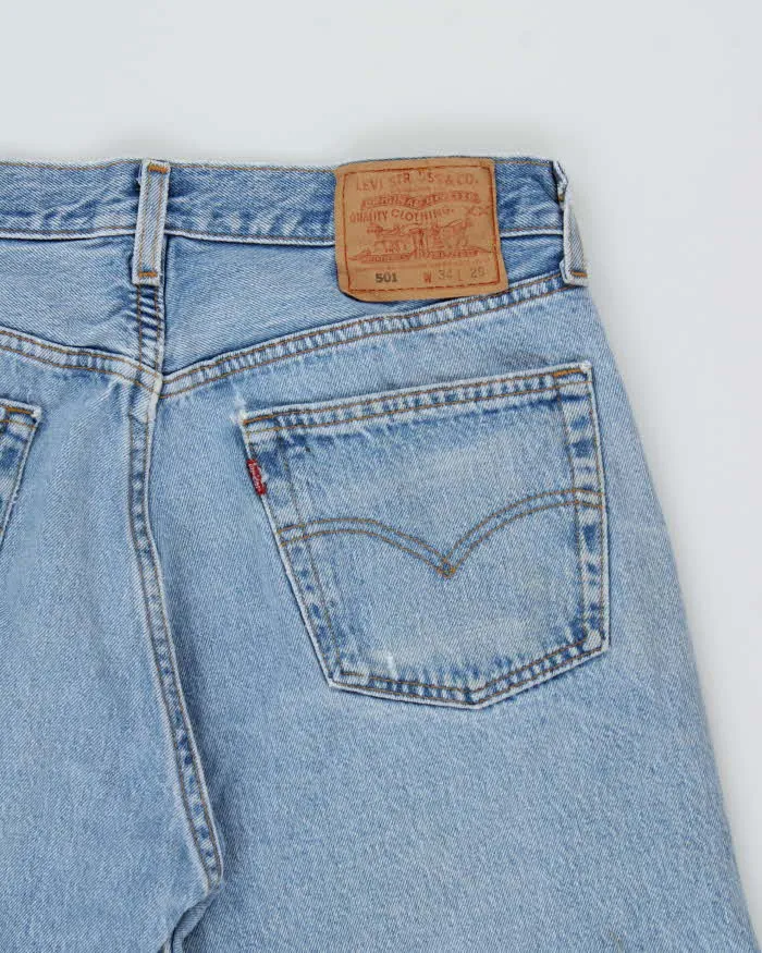 Vintage 1996 Levi's 501 Red Batwing Made In USA Jeans - W32 L29 sold by Rokit product image thumbnail 4