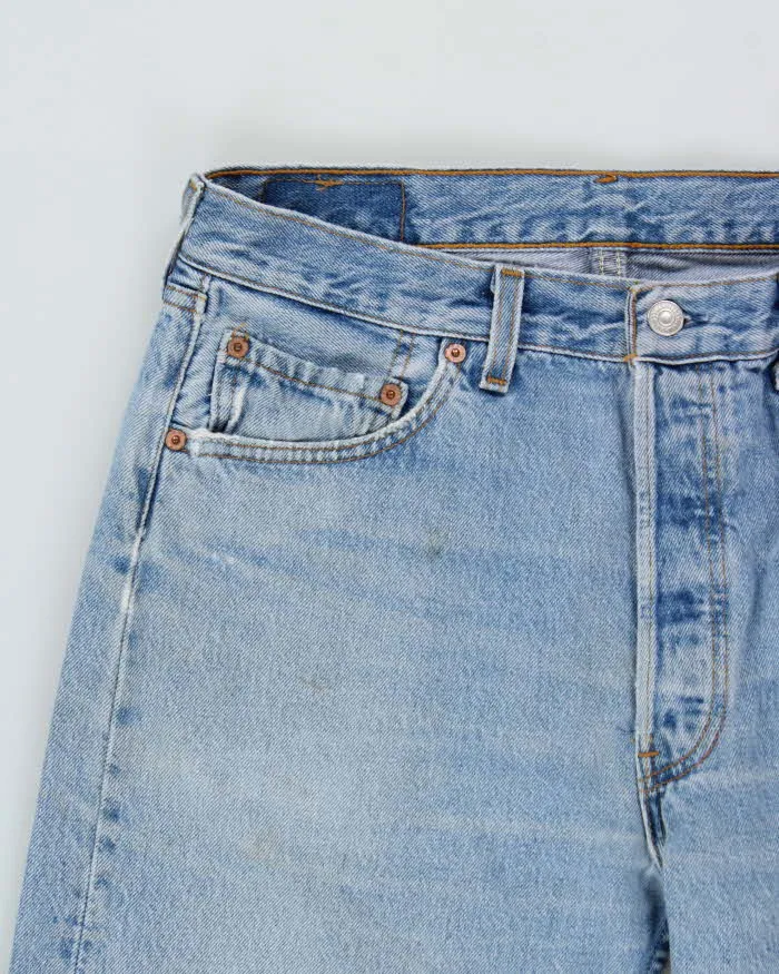 Vintage 1996 Levi's 501 Red Batwing Made In USA Jeans - W32 L29 sold by Rokit product image thumbnail 3