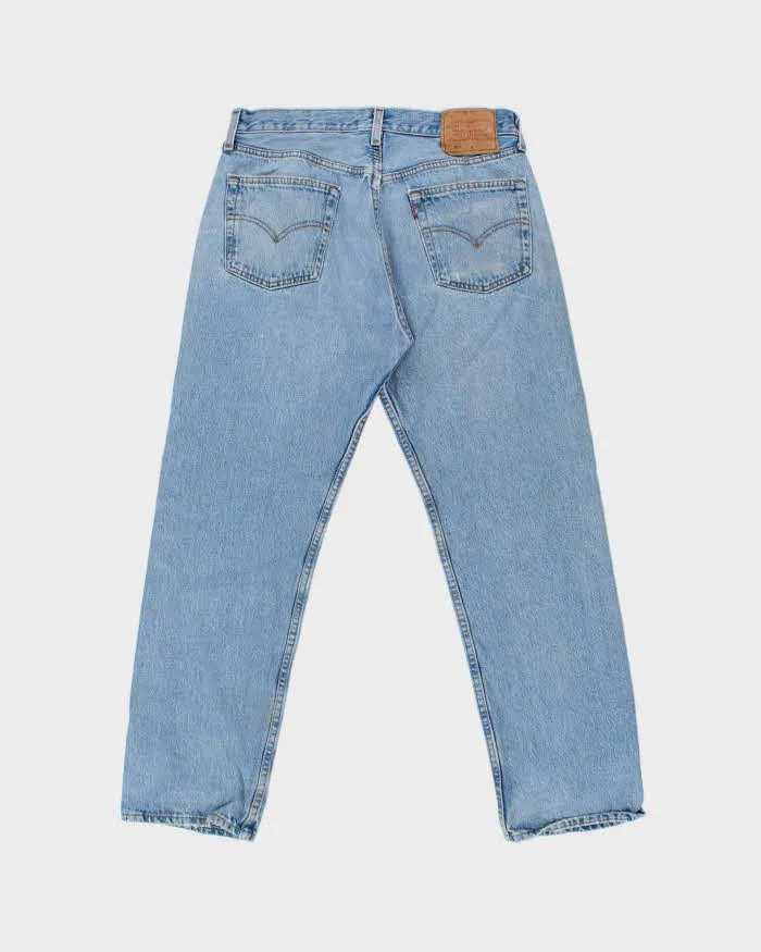 Vintage 1996 Levi's 501 Red Batwing Made In USA Jeans - W32 L29 sold by Rokit product image thumbnail 2