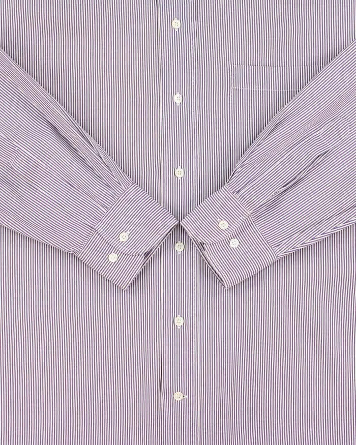 Vintage 1990s Hugo Boss Striped Long Sleeve Shirt - L sold by Rokit product image thumbnail 4
