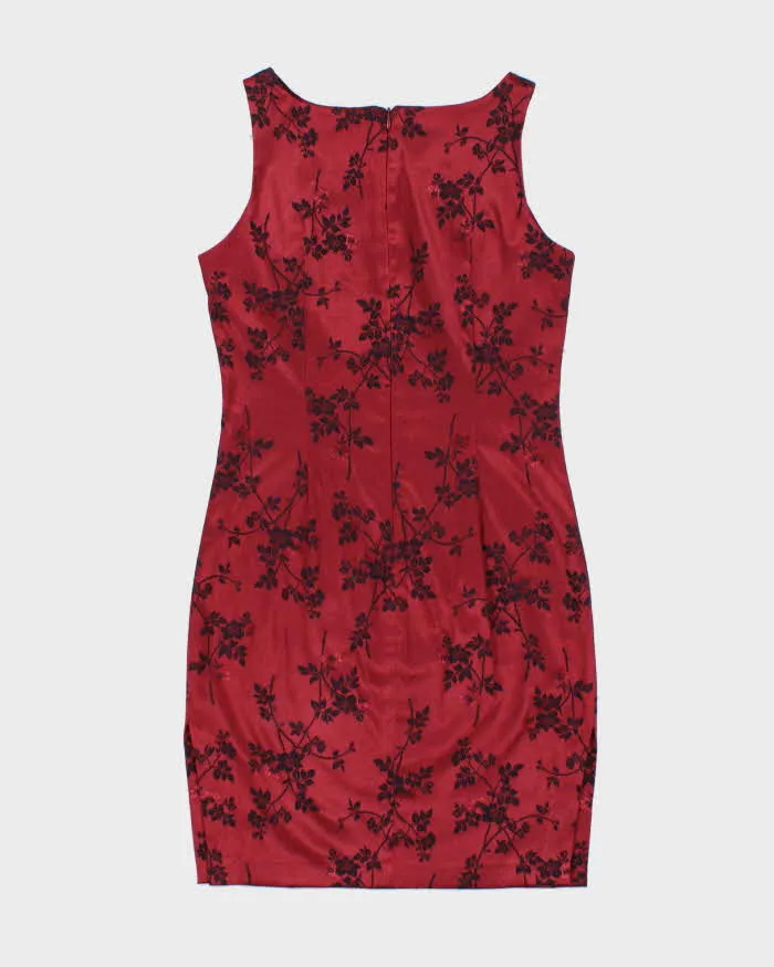 Vintage 1990s Esprit High Neck Satin Dress - S sold by Rokit product image thumbnail 2