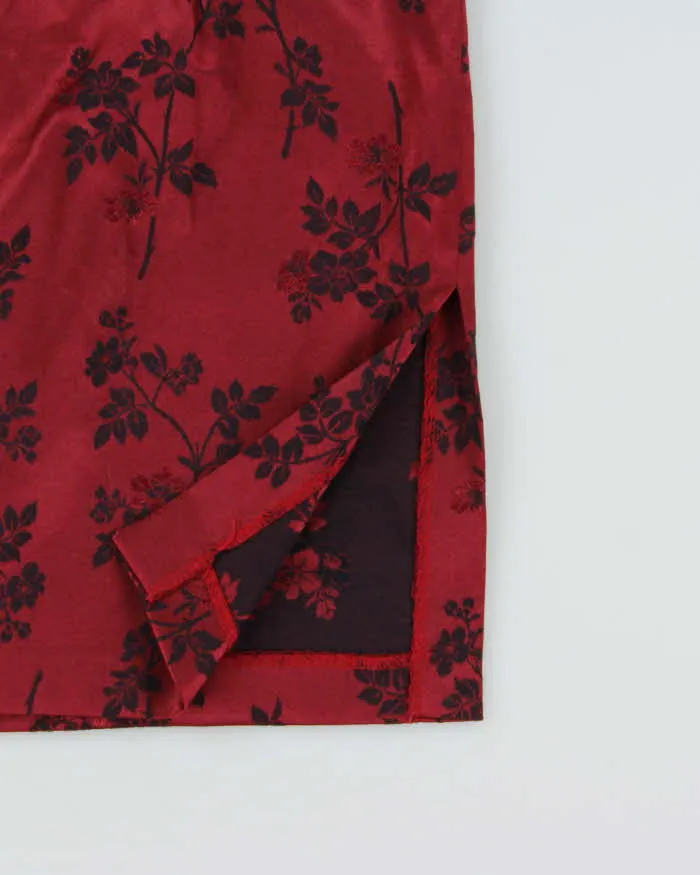 Vintage 1990s Esprit High Neck Satin Dress - S sold by Rokit product image thumbnail 4