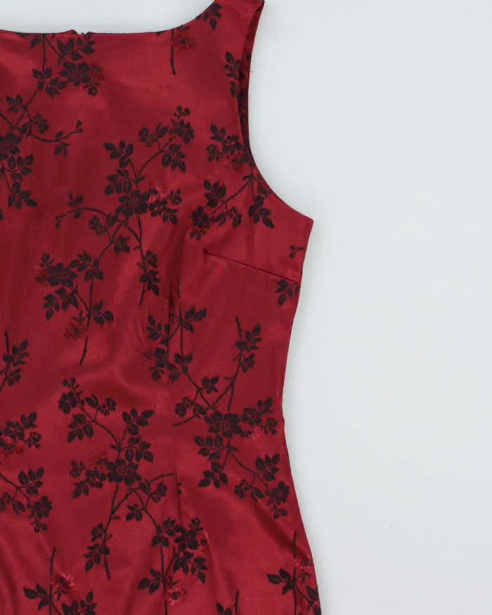 Vintage 1990s Esprit High Neck Satin Dress - S sold by Rokit product image thumbnail 3