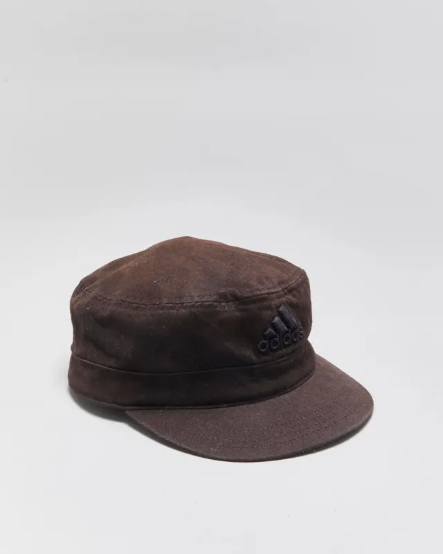 Vintage Y2K 00s Adidas Adjustable Canvas Army Hat - S made by Adidas