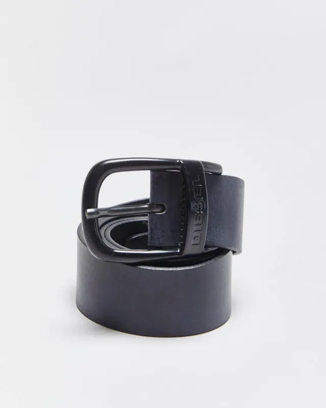Vintage 00s Diesel Leather Belt - W38-W42 made by Diesel