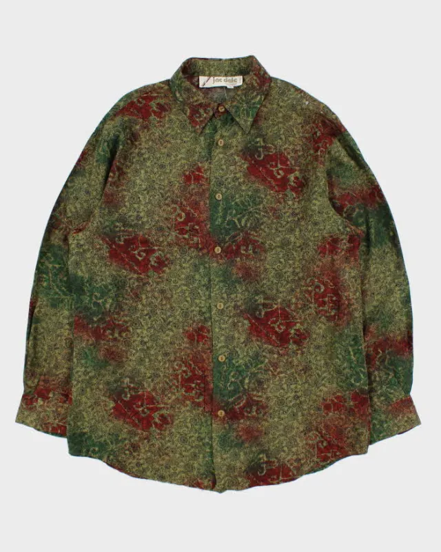 Vintage 1970s Jac Dale Paisley Pattern Shirt - L made by Rokit