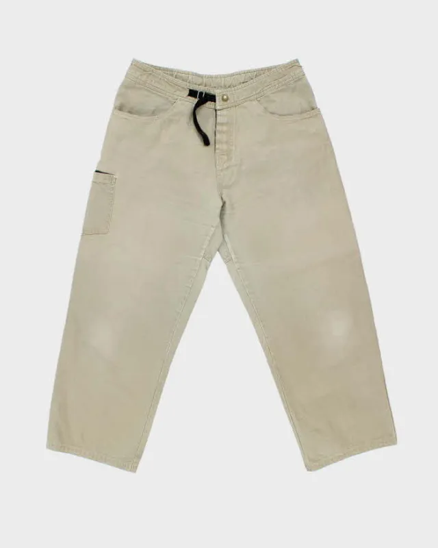 Vintage Y2K 00s Metolius Made In USA Wide Leg Canvas Climbing Trousers - W32 L27 made by Rokit