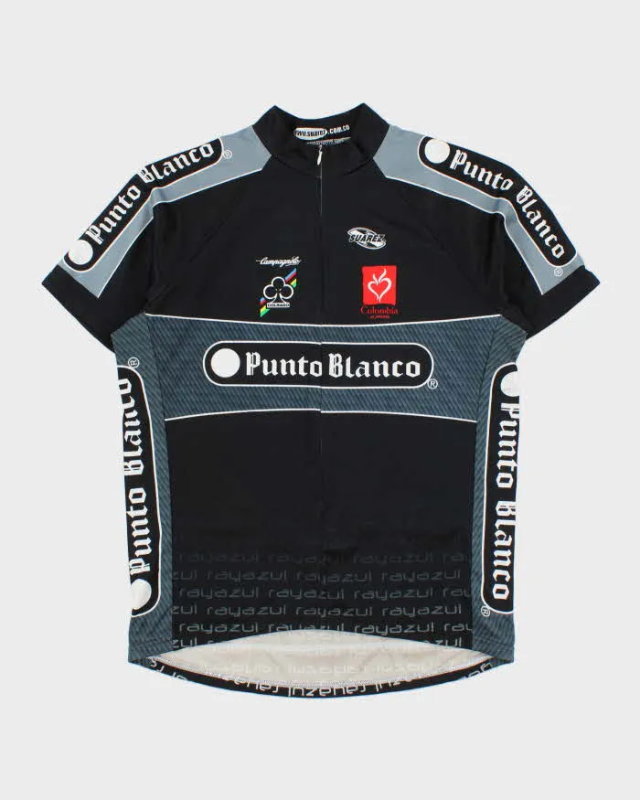 Vintage Y2K 00s Suarez Colnago Campagnolo Punto Blanco 3/4 Zip Pullover Cycling Jersey - XL sold by Rokit