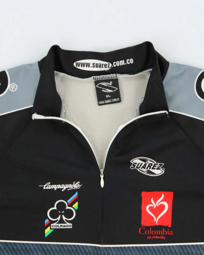 Vintage Y2K 00s Suarez Colnago Campagnolo Punto Blanco 3/4 Zip Pullover Cycling Jersey - XL sold by Rokit product image thumbnail 5
