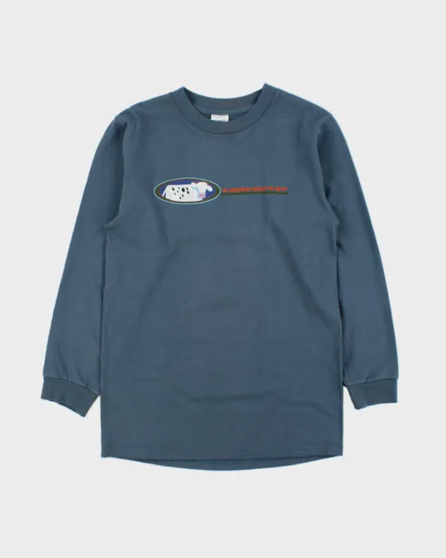 Vintage Y2K 00s Cows Vancouver Made In Canada Graphic Heavyweight Long Sleeve T-Shirt - S made by Rokit