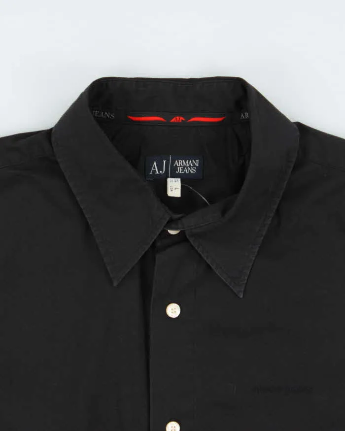 Vintage Y2K 00s Armani Jeans Embroidered Long Sleeve Shirt - XL sold by Rokit product image thumbnail 5