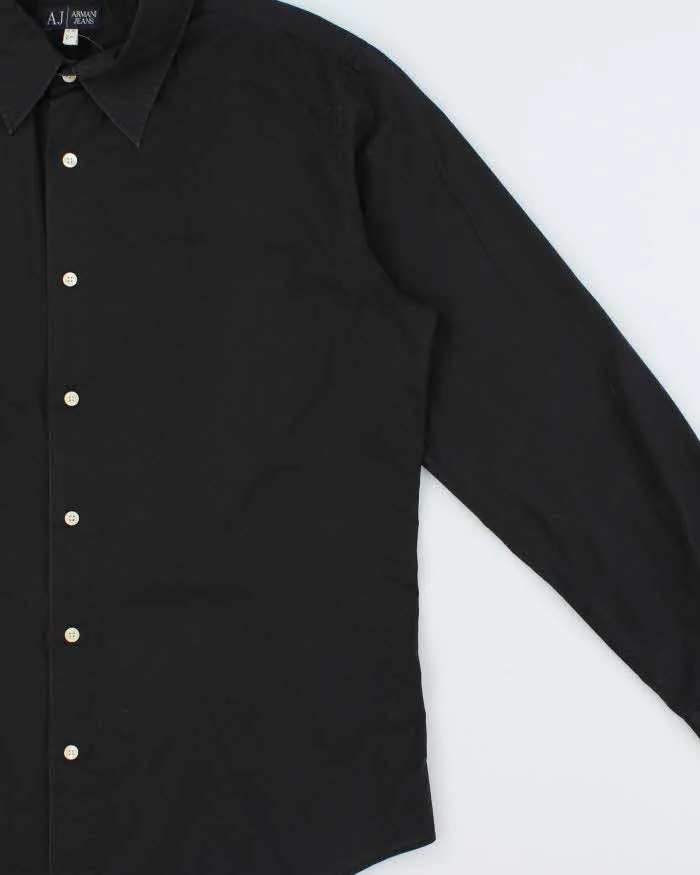 Vintage Y2K 00s Armani Jeans Embroidered Long Sleeve Shirt - XL sold by Rokit product image thumbnail 3