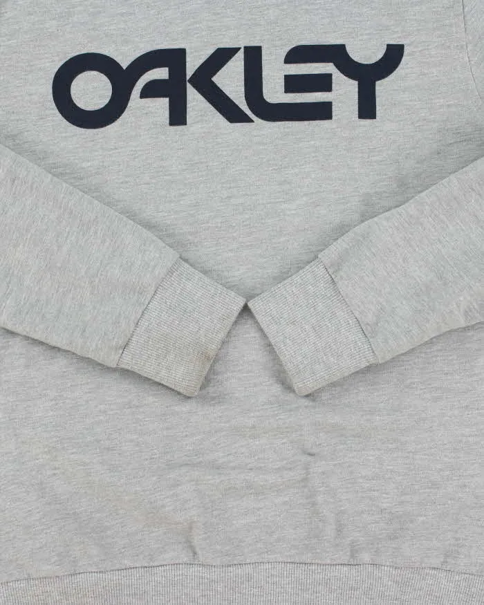 Vintage Oakley Marl Grey Custom Fit Crewneck Sweatshirt - L sold by Rokit product image thumbnail 4