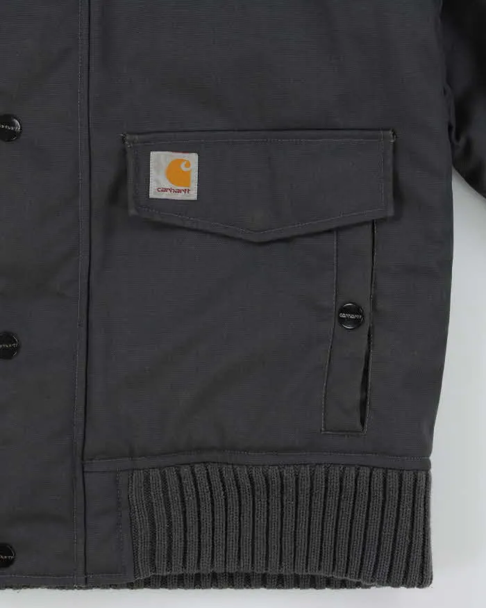 Vintage 2009 Y2K Carhartt Faux Fur Lined Durable Tahoe Bomber Jacket - M sold by Rokit product image thumbnail 4