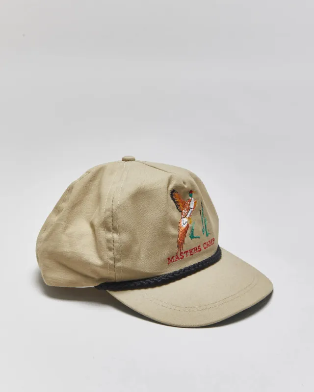 DS Vintage 1990s Masters Golf Camp Imperial Headwear Made In USA Leather Strap Cap - OS made by Rokit