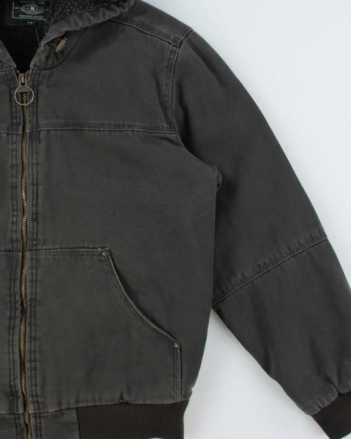 Vintage Y2K 00s G.H.Bass Khaki Sherpa Lined Canvas Active Bomber Jacket - L sold by Rokit product image thumbnail 3