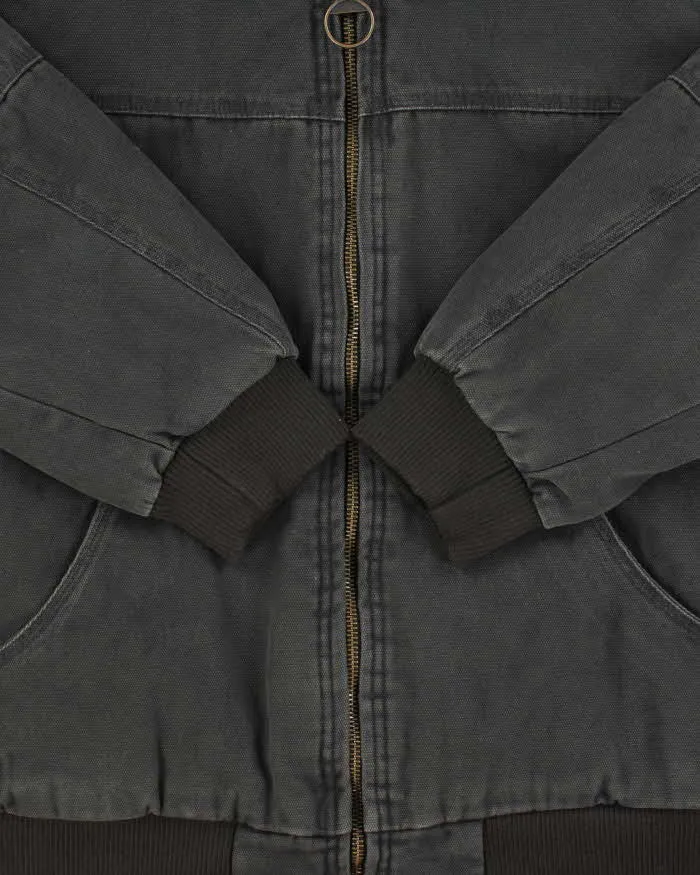 Vintage Y2K 00s G.H.Bass Khaki Sherpa Lined Canvas Active Bomber Jacket - L sold by Rokit product image thumbnail 4