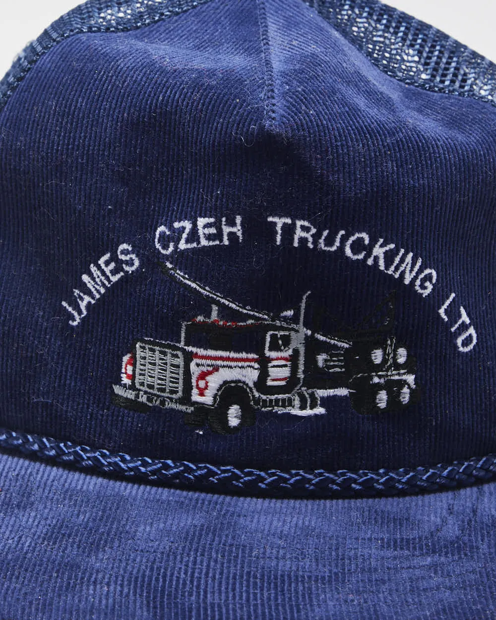 Vintage 1990s AJM Headwear Corduroy Trucker Hat - OS sold by Rokit product image thumbnail 3