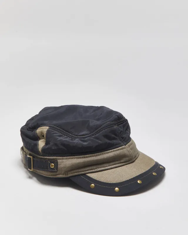 Vintage Y2K 00s New Level Insulated Studded Ear Flap Cold Weather Army Cap - OS made by Rokit