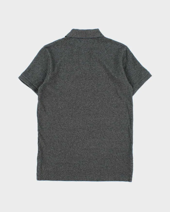 Vintage Polo Ralph Lauren Marl Grey Custom Fit Short Sleeve Polo Shirt - M sold by Rokit product image thumbnail 2