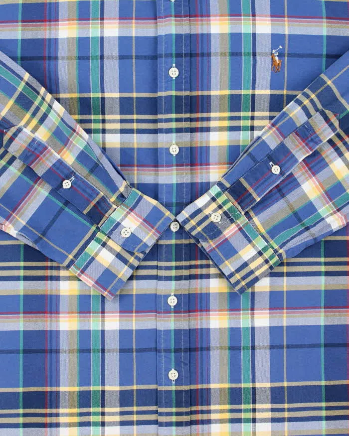 Vintage Ralph Lauren Plaid Classic Fit Long Sleeve Shirt - L sold by Rokit product image thumbnail 4