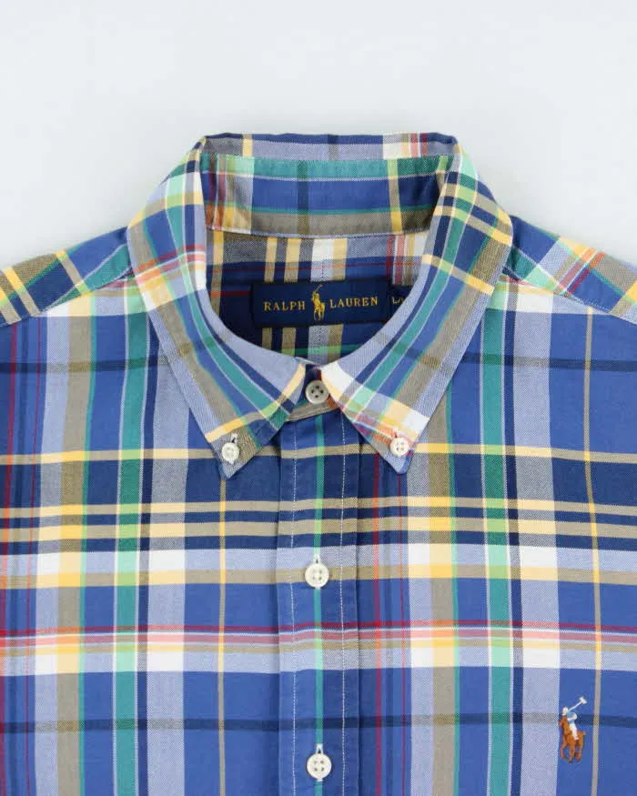 Vintage Ralph Lauren Plaid Classic Fit Long Sleeve Shirt - L sold by Rokit product image thumbnail 5