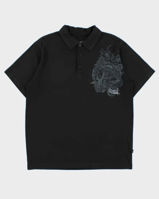 Vintage Y2K 00s O'Neill Graphic Short Sleeve Polo Shirt - L made by Ralph Lauren