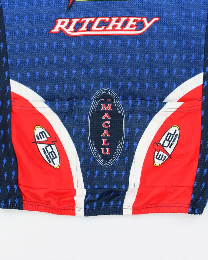 Vintage 1990s Team Ritchey Reynolds Made In USA Half-Zip Cycling Jersey - XL sold by Rokit product image thumbnail 4