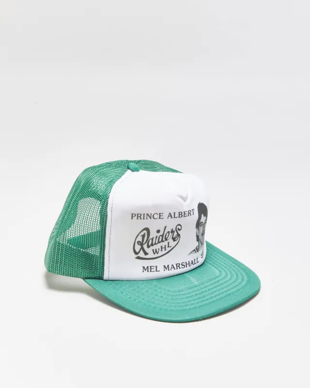 DS Vintage 1980s Western Hockey League Prince Albert Raiders Trucker Hat - OS made by Rokit