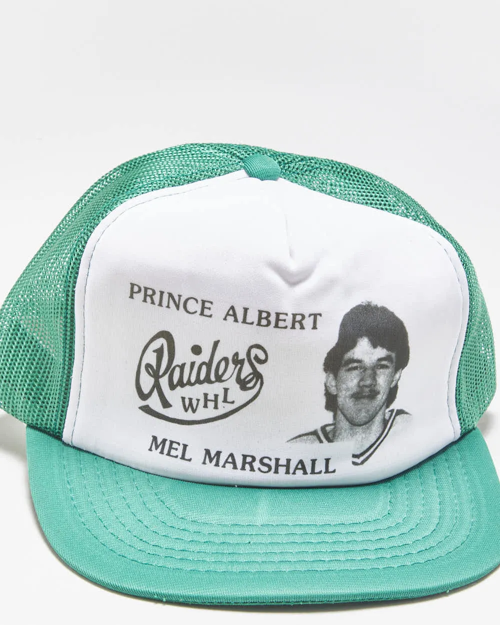 DS Vintage 1980s Western Hockey League Prince Albert Raiders Trucker Hat - OS sold by Rokit product image thumbnail 3