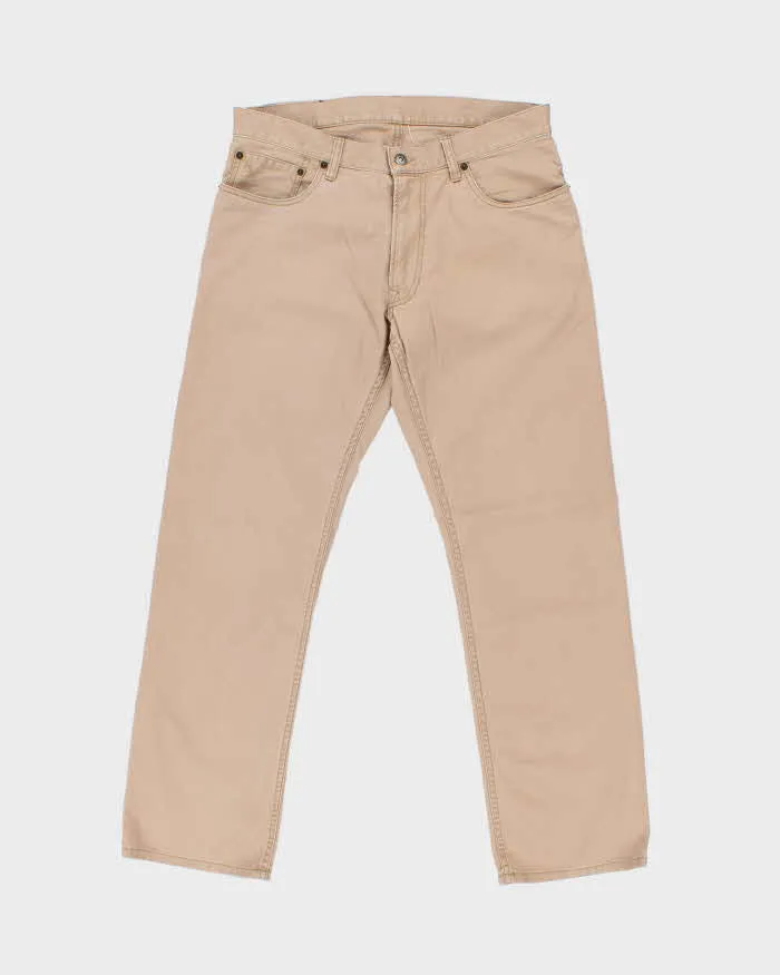 Vintage Polo Ralph Lauren Tan Straight Leg Denim Jeans - W34 L30 sold by Rokit