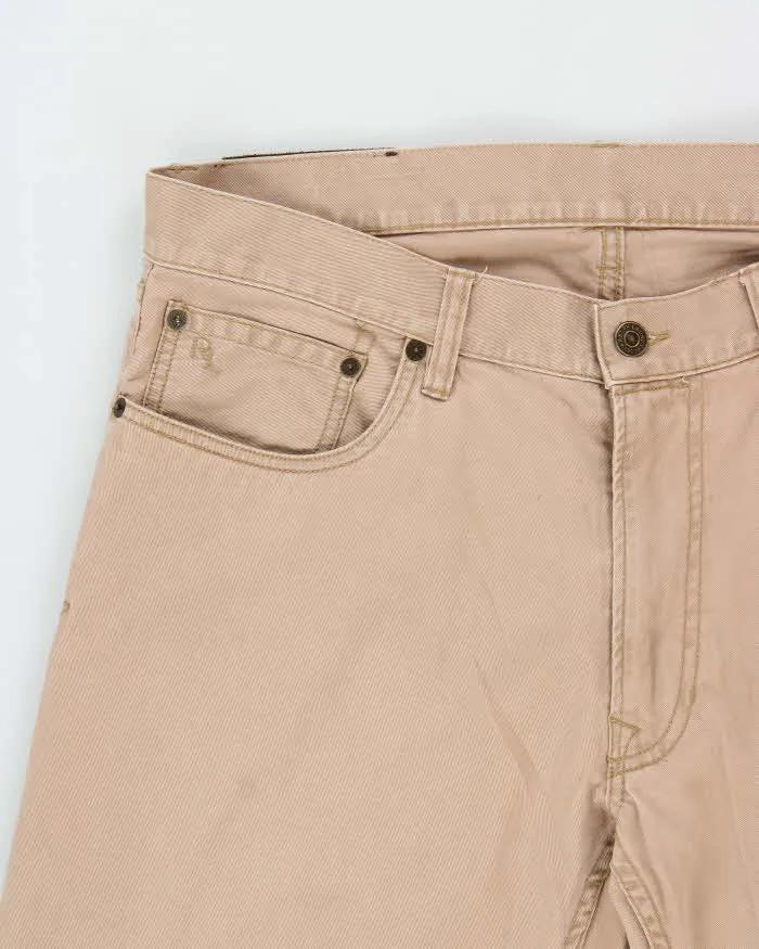 Vintage Polo Ralph Lauren Tan Straight Leg Denim Jeans - W34 L30 sold by Rokit product image thumbnail 3