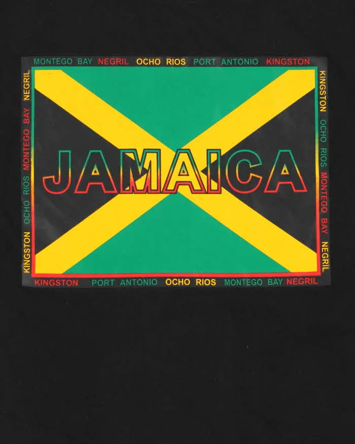 Vintage Y2K 00s Jamaica Striped Heavyweight Crewneck T-Shirt - S sold by Rokit product image thumbnail 4