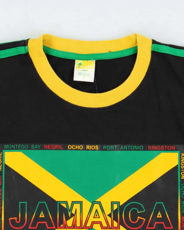 Vintage Y2K 00s Jamaica Striped Heavyweight Crewneck T-Shirt - S sold by Rokit product image thumbnail 5