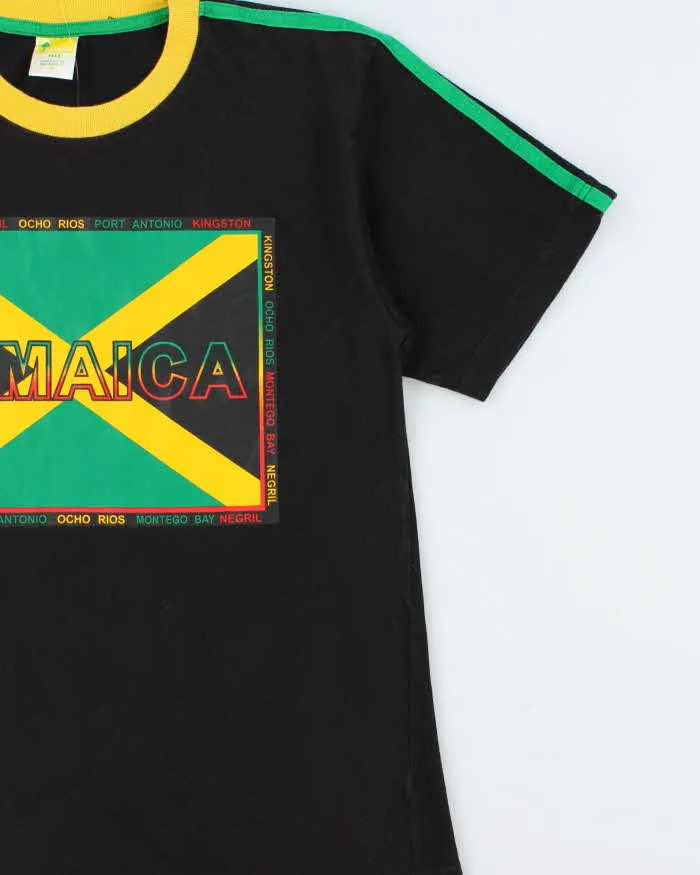 Vintage Y2K 00s Jamaica Striped Heavyweight Crewneck T-Shirt - S sold by Rokit product image thumbnail 3