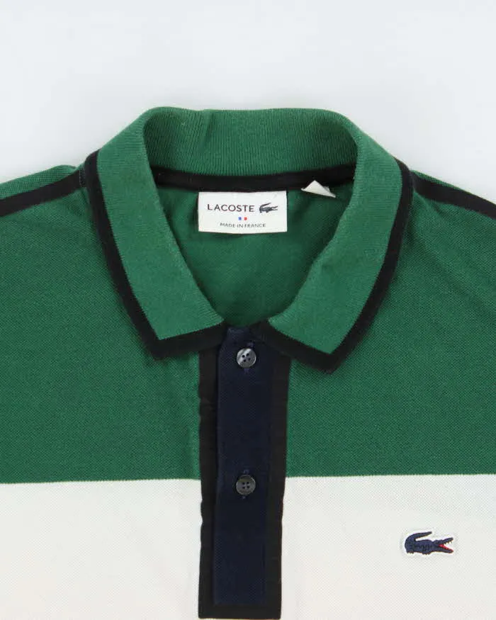 Vintage Lacoste Navy Croc Striped Regular Fit Short Sleeve Polo Shirt - XXL sold by Rokit product image thumbnail 5