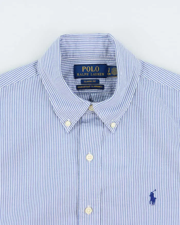 Vintage Ralph Lauren Striped Seersucker Long Sleeve Shirt - S sold by Rokit product image thumbnail 5