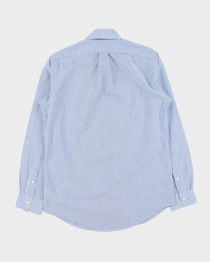 Vintage Ralph Lauren Striped Seersucker Long Sleeve Shirt - S sold by Rokit product image thumbnail 2
